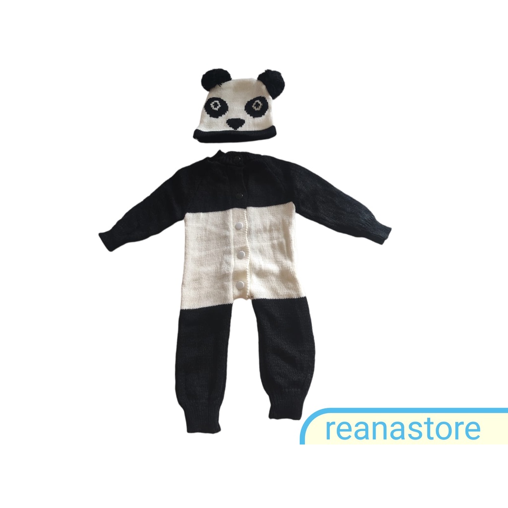 Jumper Rajut Panda BAYI 0-4 bulan/Jumper Bayi UNISEX/Jumper Laki-Laki/Jumper Perempuan