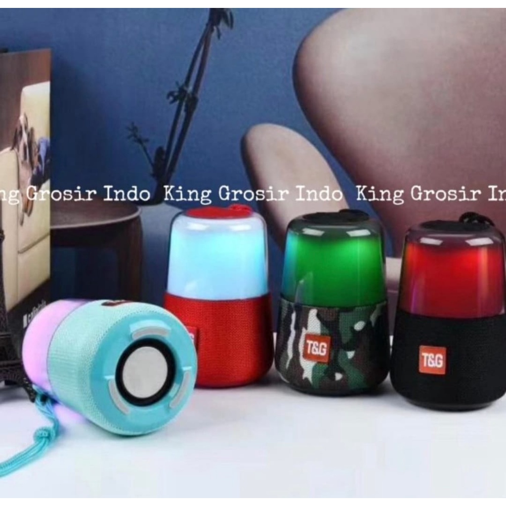 Speaker Bluetooth LED TG-168 Portable Wireless Speaker TG 168