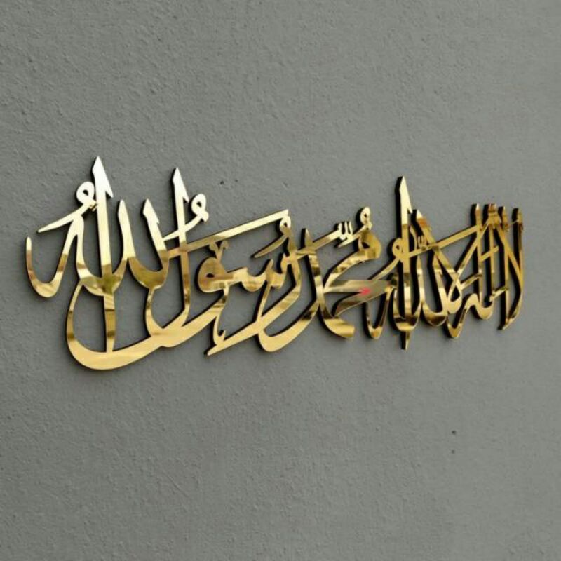 

Acrylic gold Cuting huruf 40x100cm