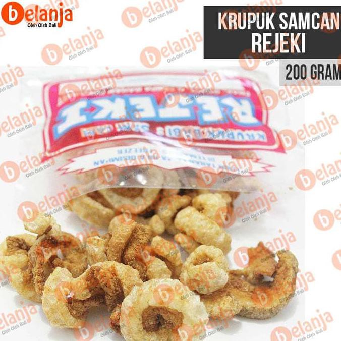 

kerupuk babi samcan rejeki 200 gr oleh oleh bali termurah