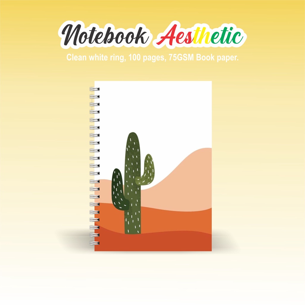 

Notebook Aesthetic BOOKPAPER GRID/KOTAK2#DOTTED/TITIK2#BLANK/POLOS#GARIS/LINE