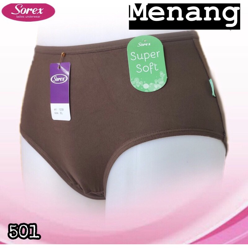 CD/CELANA DALAM/UNDERWEAR SOREX MURAH ANAK REMAJA-WANITA DEWASA SUPER SOFT 1239 BAHAN KATUN HALUS