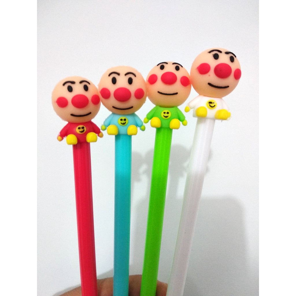 

Gel Pen Boneka Gundul Anpanman Unik Murah Lucu