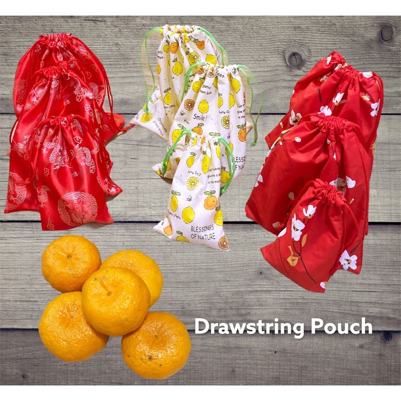 Fawn’G Handmade - Drawstring Pouch Serbaguna / kantong serut / Pouch Serut