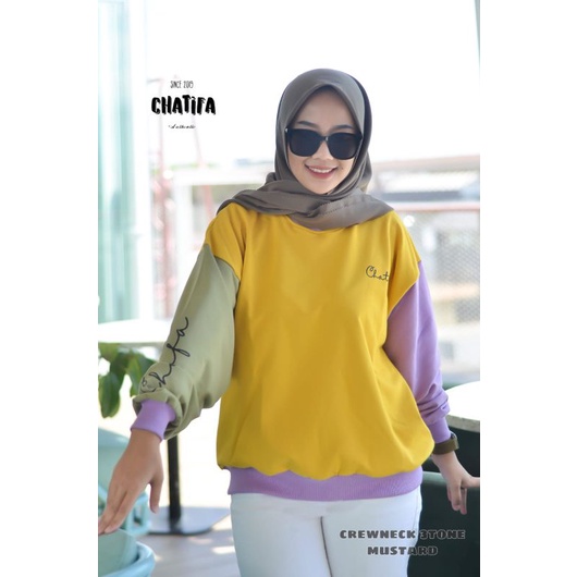 CREWNECK 3TONE CHATIFA ORIGINAL