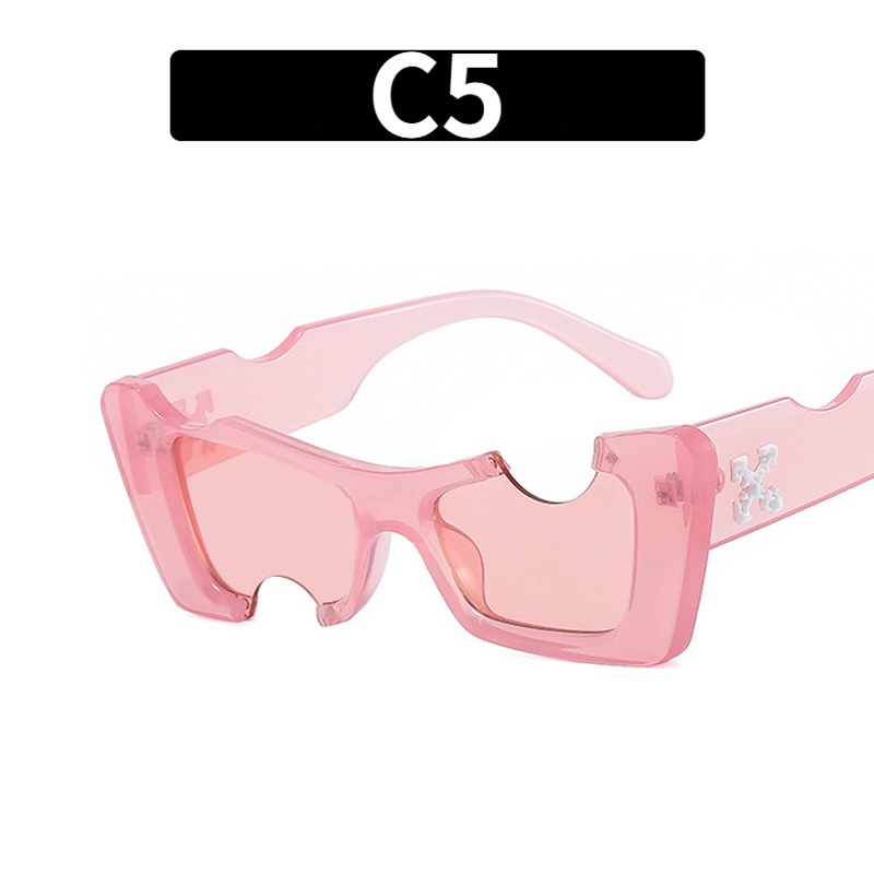 Kacamata Hitam Model Mata Kucing Warna Permen Gaya Barat