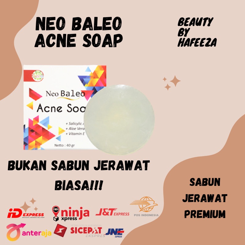 Sabun cuci muka untuk jerawat NEO BALEO glowing - ecer