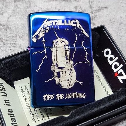 Zippo Metallica Ride The Lightning Original