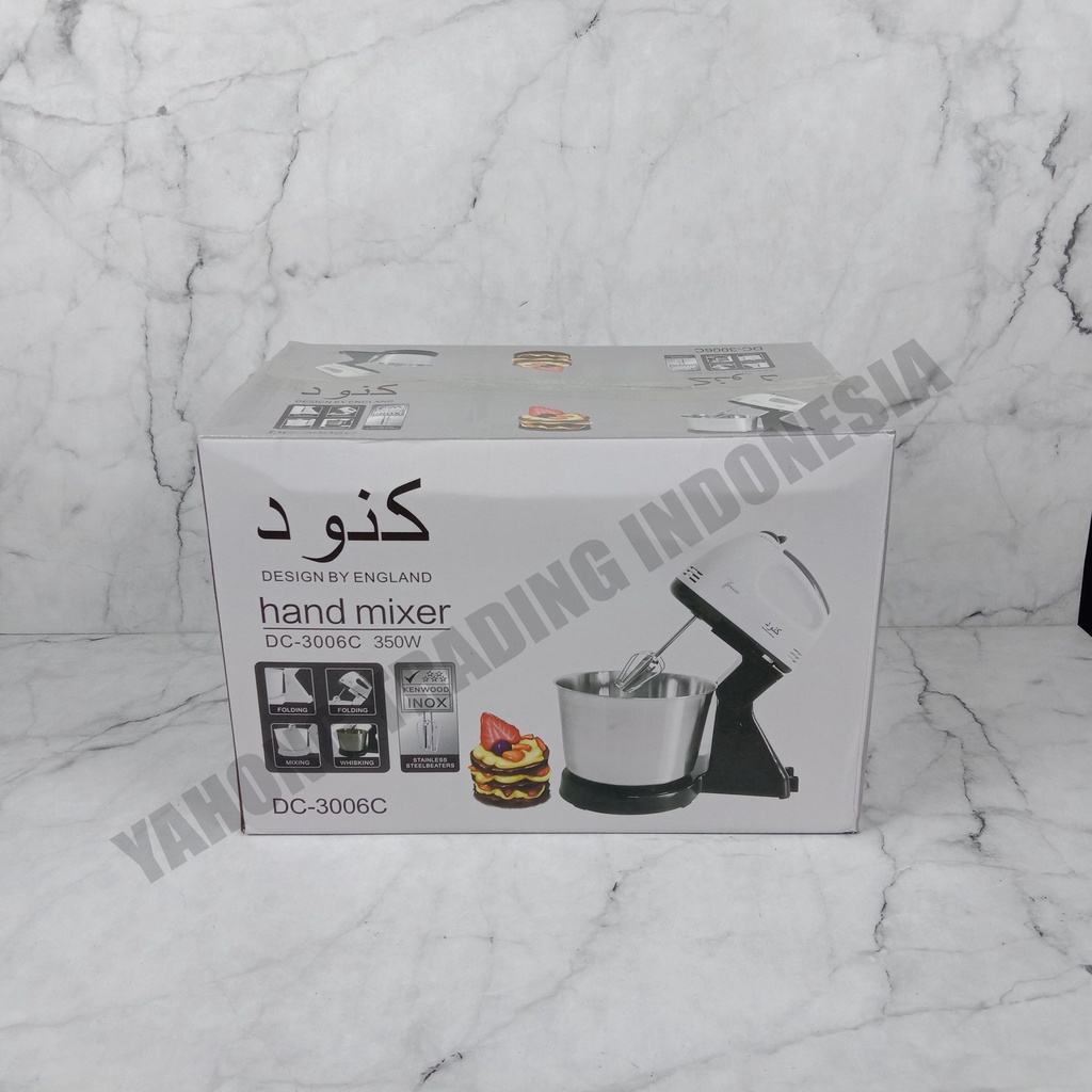 Hand Stand Mixer 7 Speed Kocokan Adonan Telur Elektrik Serbaguna