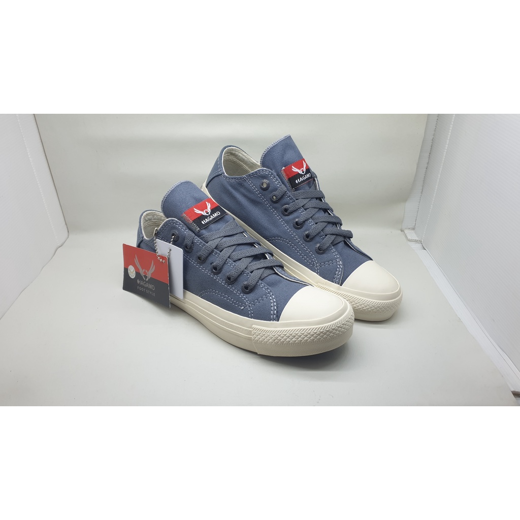 HAGAMO INDONESIA - HAGAMO GALAXY LOW GREY - Sepatu Sneakers Casual Original Brand Lokal - Sepatu Edg