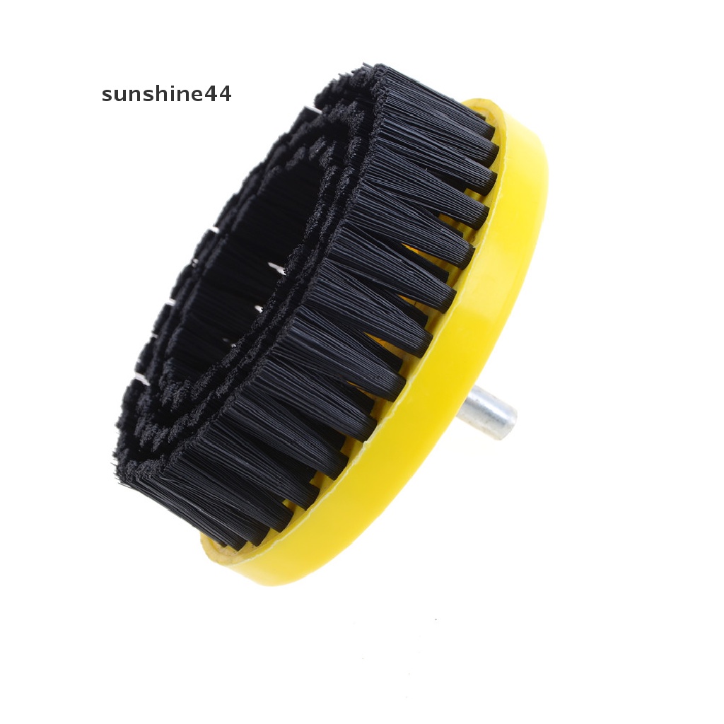 Sunshine 110mm Power Scrub Drill Brush Untuk Membersihkan Karpet / Sofa / Furniture Kayu