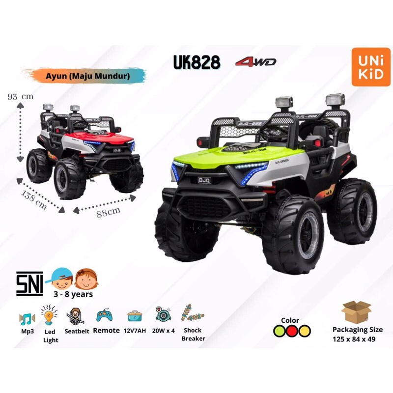 Mobil Aki anak Unikid UK 828