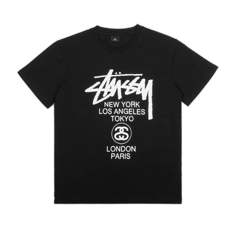 Stussy World Tour T-Shirt Black

