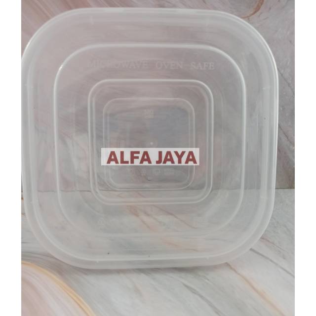 Thinwall plastik kotak 600 ml / kotak plastik 600 ml