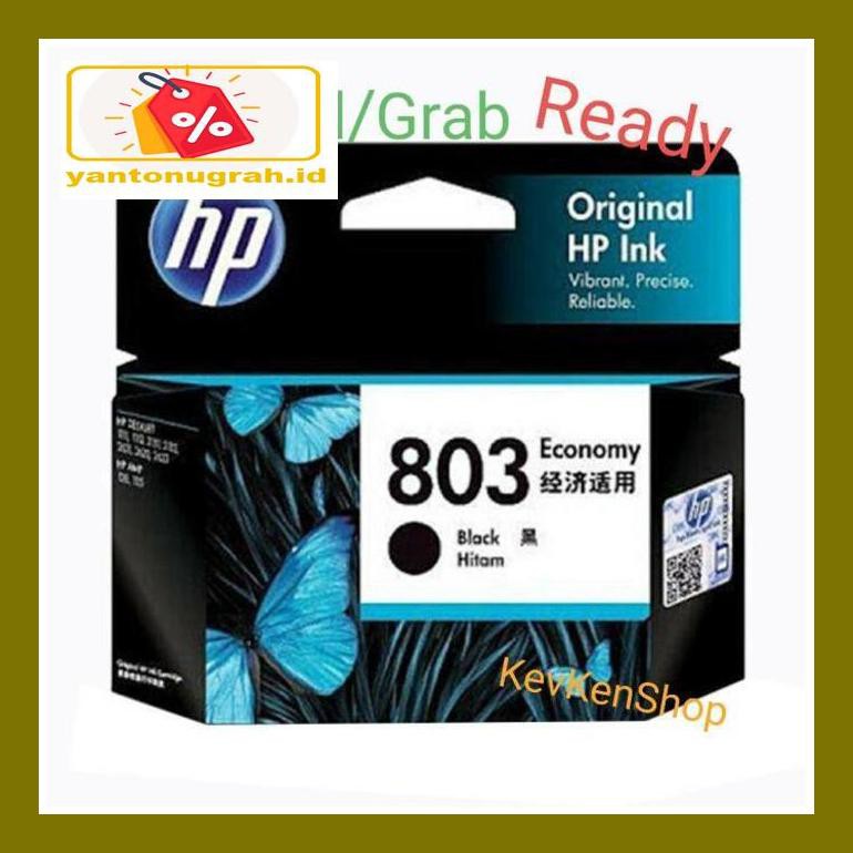 

Pt740Dpp Hp 803 Original Black Ink Catridge Tinta Hitam 1111 1112 2131 2132 Pt0P8D6M