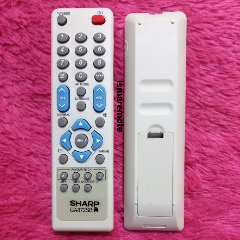 REMOTE REMOT TV SHARP ALEXANDER TABUNG SLIM FLAT SERI GA872SB