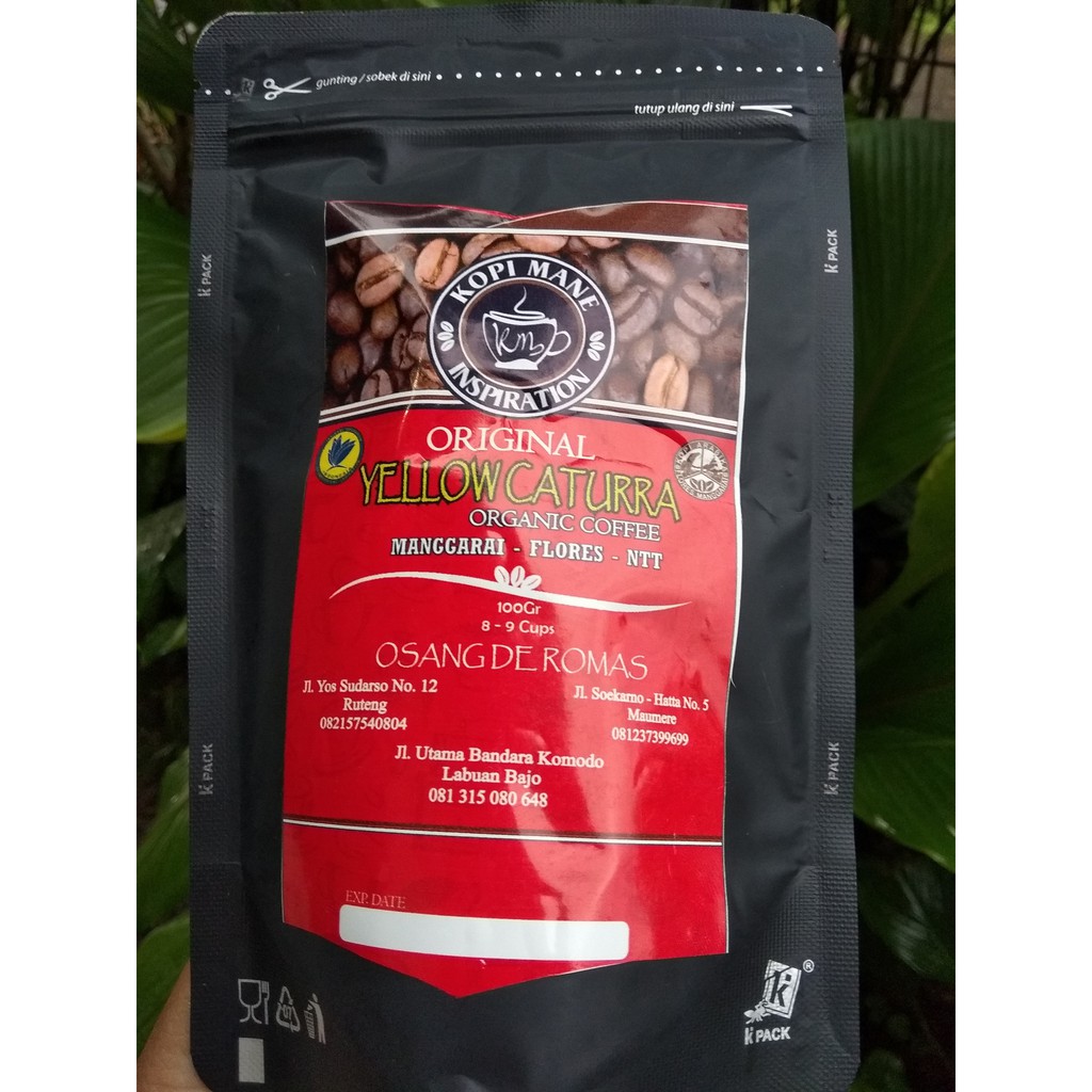 

KOPI MANE ORIGINAL YELLOW CATURRA ARABICA