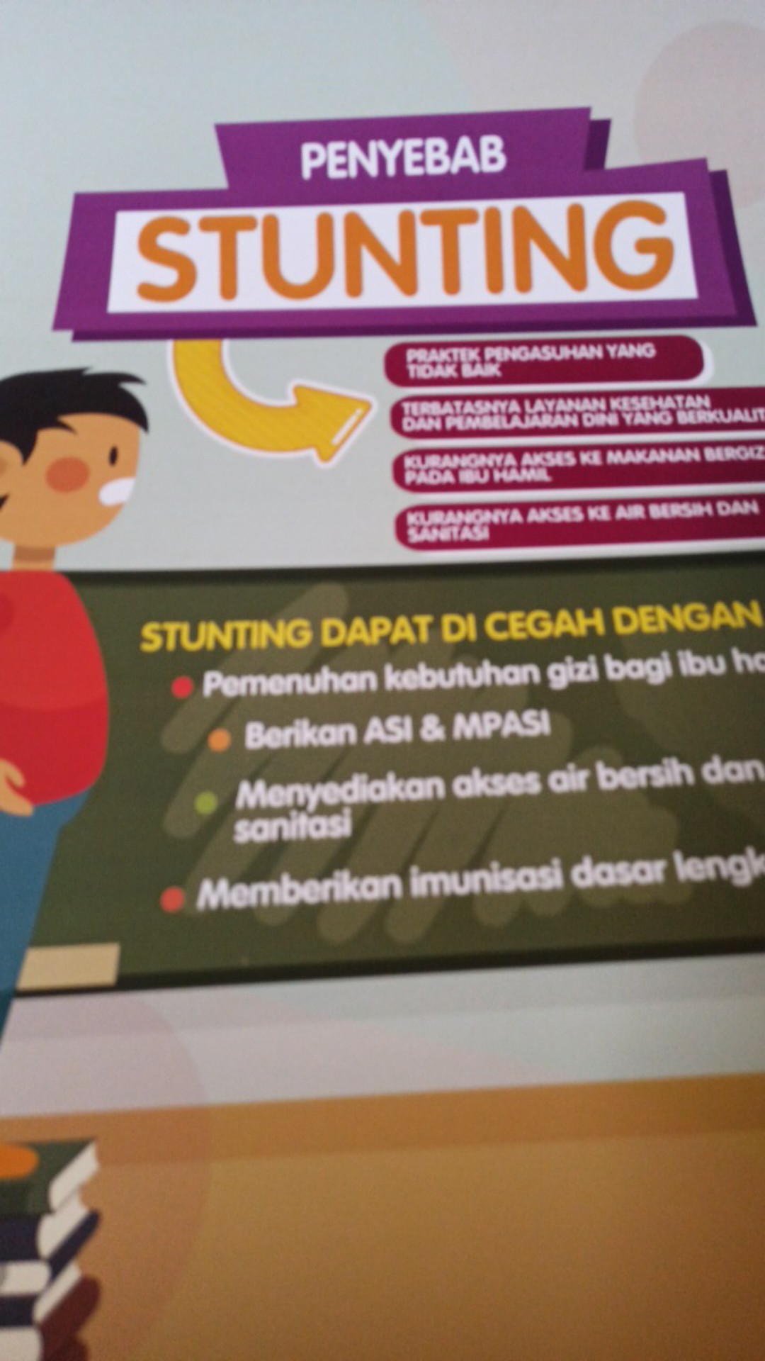 Poster Kesehatan Cegah Stunting Kerdil Shopee Indonesia