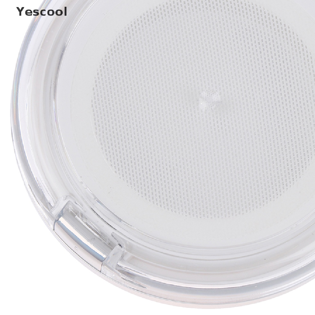 Yescool 1pc Botol Kontainer Kosong Portable Dengan Spons Puff Untuk Kosmetik