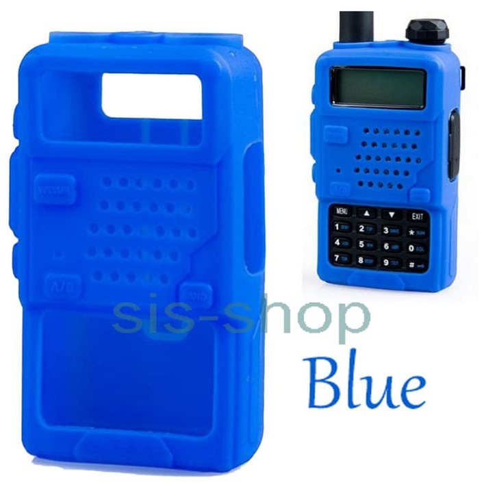 Sarung Cover HT Baofeng UV-5R UV-5RA UV5R UV5RA warna Biru