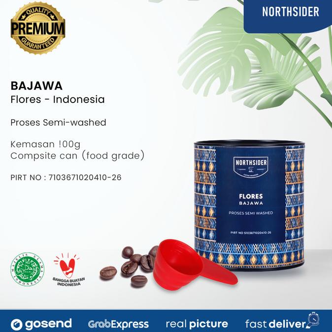 

[ COD ] BIJI KOPI ARABICA FLORES BAJAWA WASHED - 100GR NORTHSIDER COFFEE TERBATAS Kode 372