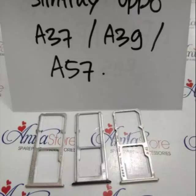 SIMTRAY SIMLOCK SLOT KARTU TEMPAT SIM SIM TRAY SLOT SIM OPPO A37 / OPPO A39 / OPPO A57