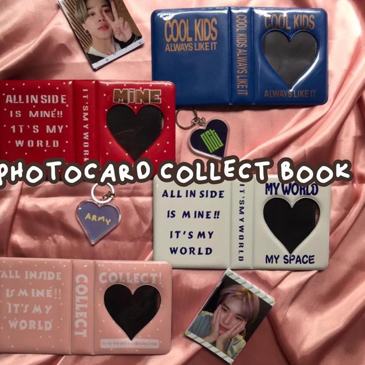 The Best Album Photocard NCT BTS Heart Shaped Bentuk Hati Binder Collect Book //