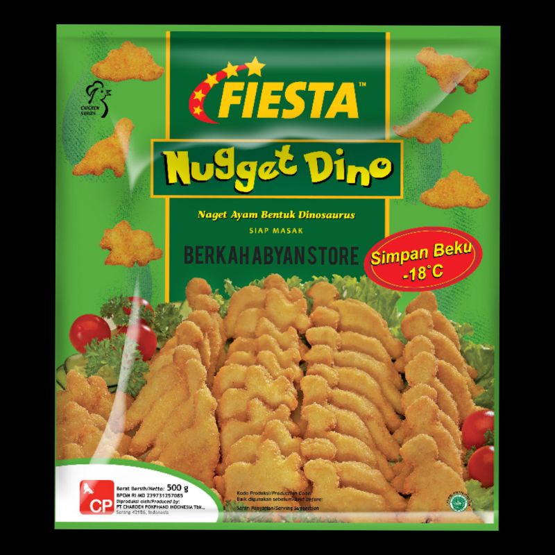 

Fiesta Nugget Dino Makanan Instan 500 G ( 3 Pcs )