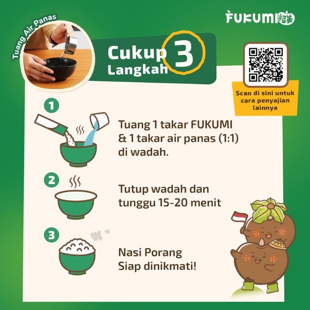 Fukumi Beras Porang Box Sachet Original - Beras FUKUMI - Beras Sehat