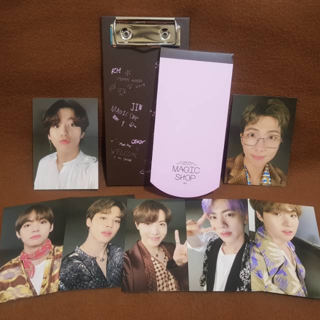 BTS 5TH MUSTER JAPAN MEMO CLIPBOARD