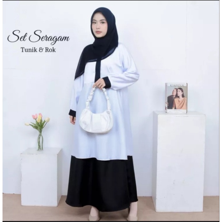 DRESS GAMIS  WANITA TERBARU  / SERAGAM  KERJA GURU /PNS /GA,MIS POLOS MURAH