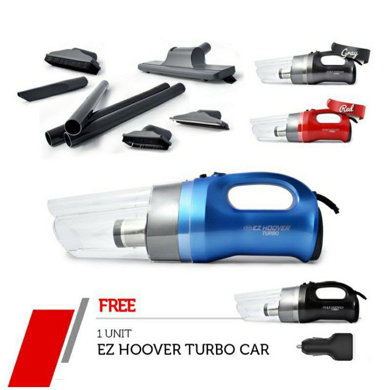 JACO Vacuum Ez Hoover Turbo Original JC 333 / Vacum Cleaner / Penyedot Debu / Rumah Mobil Car