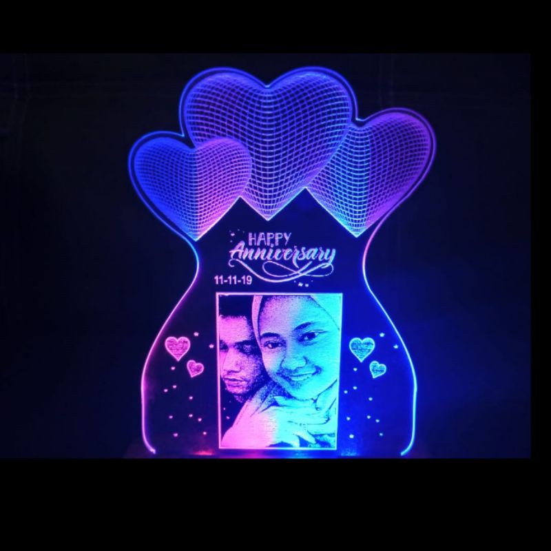 Kado Unik Lampu Hias Akrilik Wedding Natal Ualng Tahun Kado Unik Lampu Hias Akrilik Wedding Natal Ualng Tahun