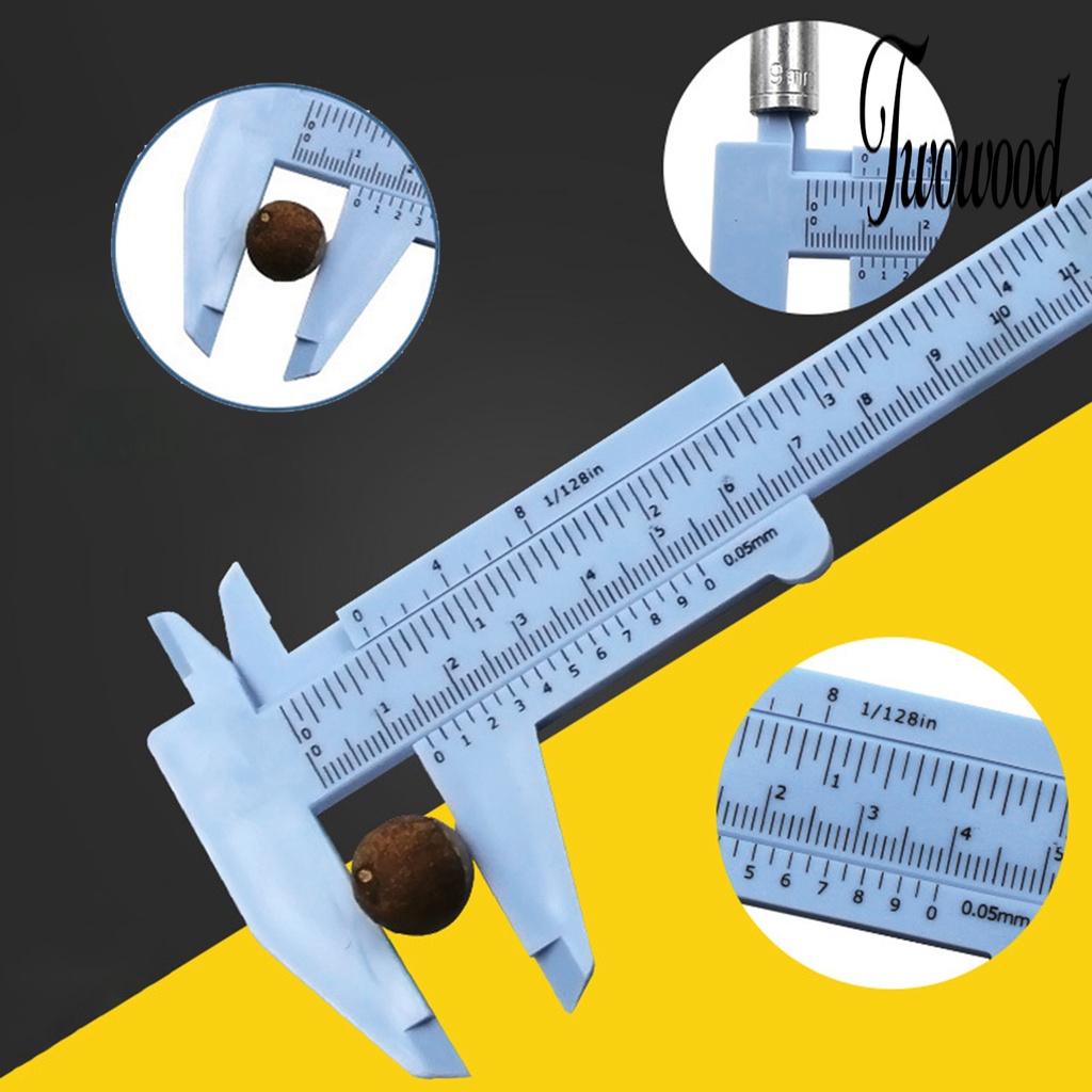 Twowood Jangka Sorong Vernier Caliper Alat Ukur Vernier Caliper Skala Presisi Profesional