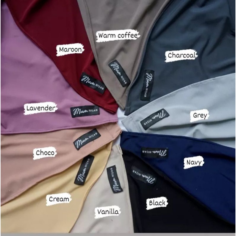 Mum Hijab Jilbab Instan Jersey Hanum 3 in 1 Mumhijab  / Hijab jersey / Pashmina jersey-8