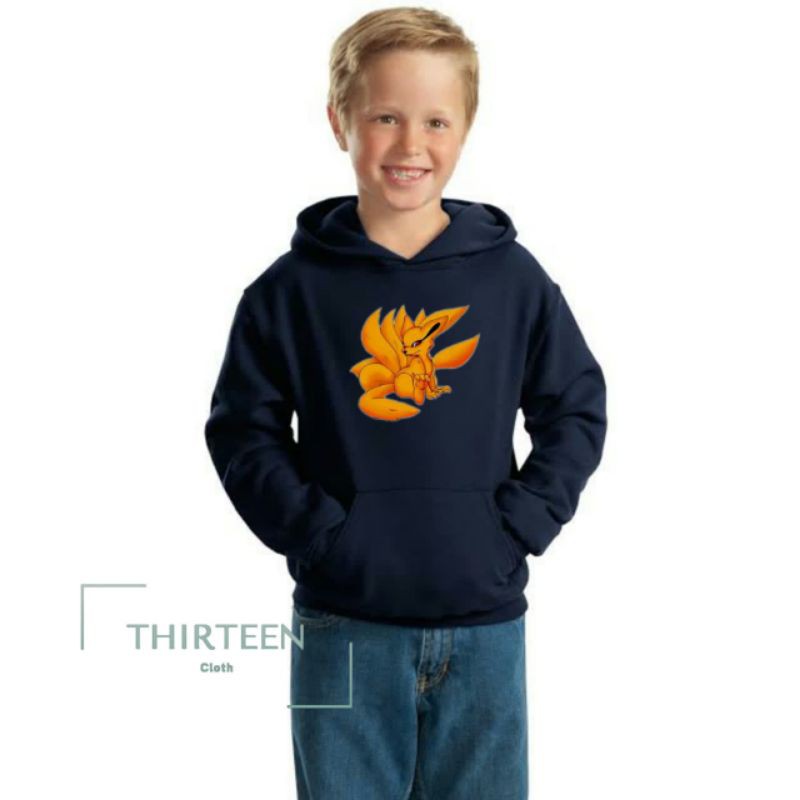JAKET HOODIE ANAK NARUTO KYUBI -TC
