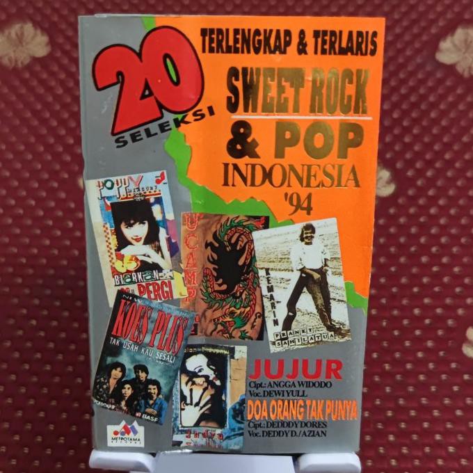 Terlaris Kaset 20 Seleksi Terlengkap Terlaris Sweet Rock Pop Indonesia 1994 Non Cod