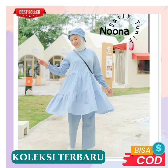 Adel 3 Set Setelan Stelan Oneset Tunik Tunic Wanita Wakanda Import Ceruty Babydoll Jumbo Xxl Ld 100-