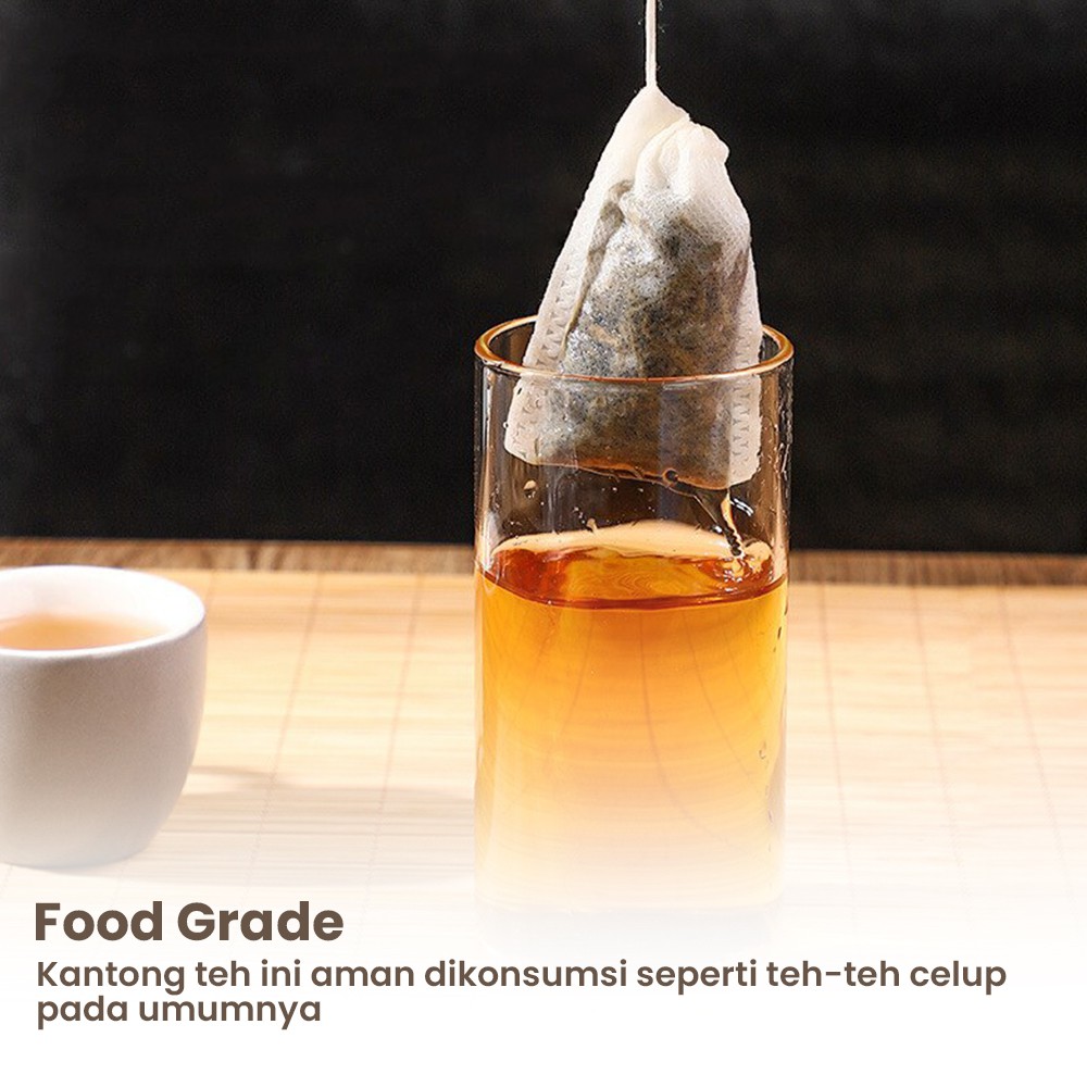 Kantong Teh Celup Kosong 100 Pcs Teabag