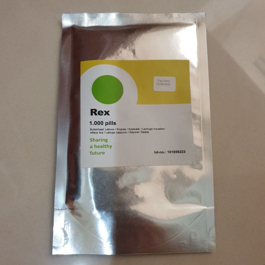 Jual Benih Rex RZ Green Butterhead Lettuce Rex Rijk Zwaan 1000 pills
