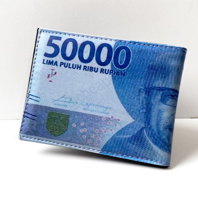 DOMPET PENDEK UANG MAINAN 50.000 DOMPET PENDEK KULIT SINTETIS