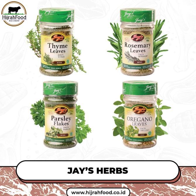 

Jay's Kitchen Herbs Oregano / Rosemary / Thyme / Parsley Leaves