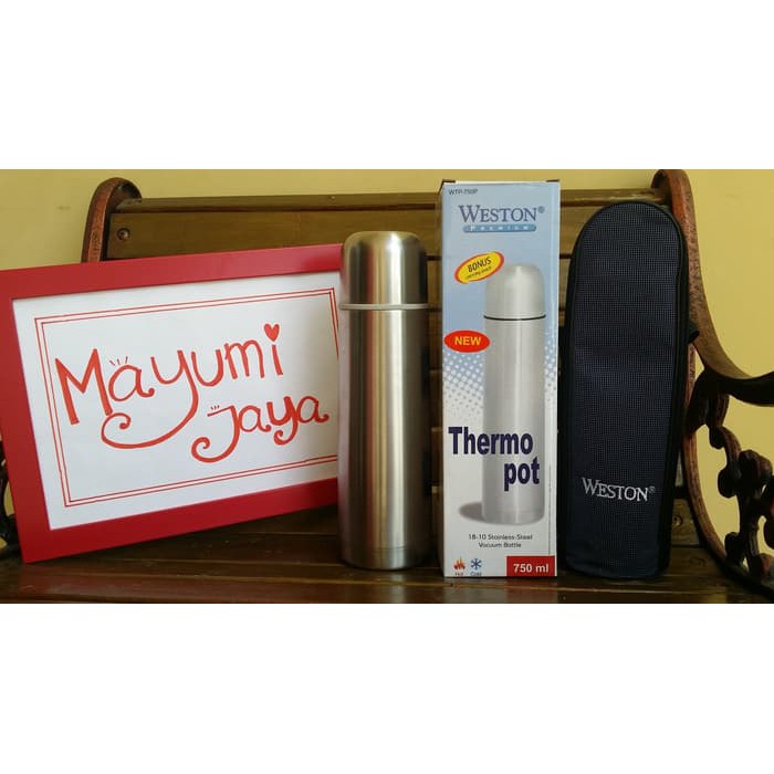Termos Stainless Steel 750 Ml Air Panas Dingin Weston