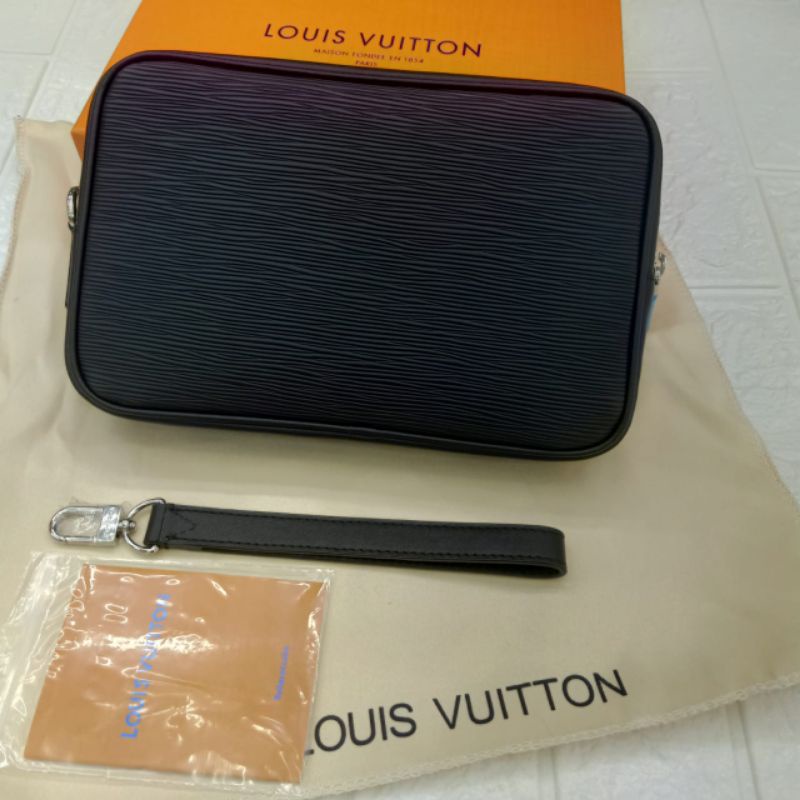 Clutch Lv Cacing Handbag Tas Tangan Super Mirror Quality