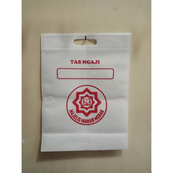 TAS SPUNBOND OVAL CUSTOM SABLON 30X40 TAS PROMOSI TOKO TAHLIL WEDYNG  PROMOSI TOKO HP