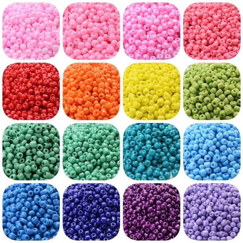 Diy Kalung Gelang Anting Membuat Perhiasan Perhiasan Aksesoris Pesona 1000 Pcs 2mm Warna-Warni Manik-Manik Biji Kaca Czech Mini