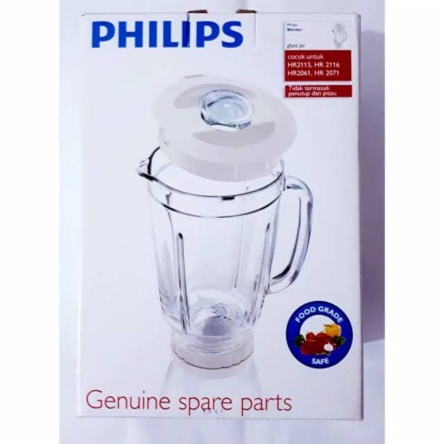 Gelas blender philips beling /glass jar philips original (kaca)