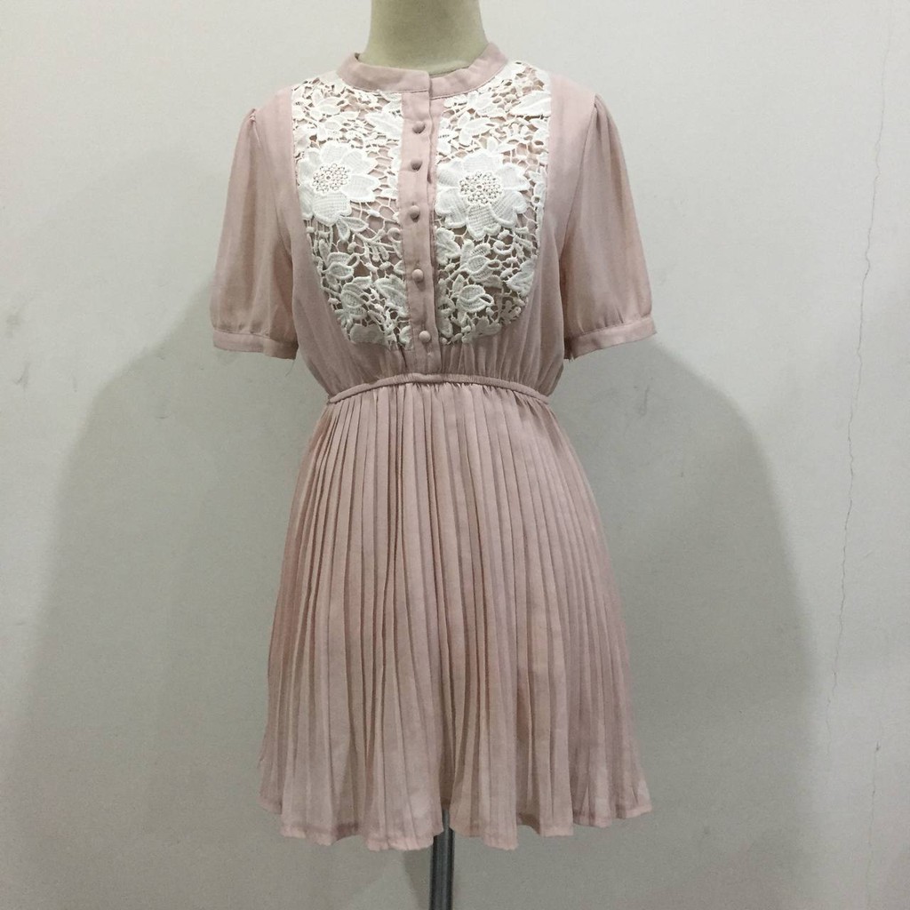 DRESS KOREAN STYLE EARTH TONE VINTAGE