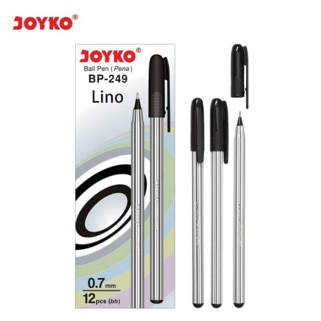 

1 LSN / 12 Pcs Ball Pen / Pulpen Joyko BP-249 LINO 0.7 mm