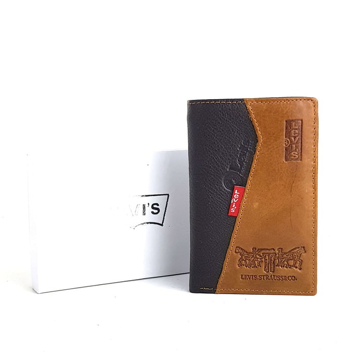 Dompet Tanggung Kulit Asli Pria Murah - LEVIS DTG SJTA